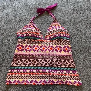 Athleta Halter Tankini, Calypso Print, Women’s, Medium